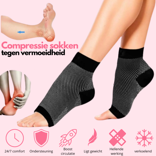 Compressie sokkken|50% Korting