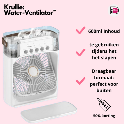 Water-Ventilator™ | 50% korting | Verkoeling in de zomer
